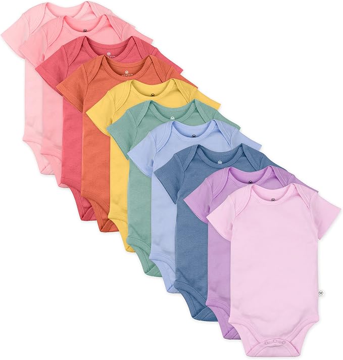 HonestBaby 10-pack Short Sleeve Bodysuits One-piece by HonestBaby