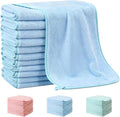 Hahafelt 6 Pack Blue Baby Burp Cloths by Hahafelt