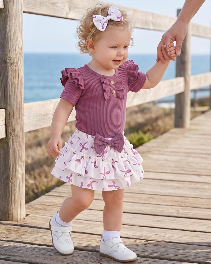 HONGTEYA Baby Girl Clothes Set Newborn Infant Summer Outfits - Image 6