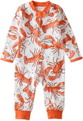 Butterblu Shadow Sleep & Play 100% Cotton Footless Two Way Zip Front PJs by Butterblu