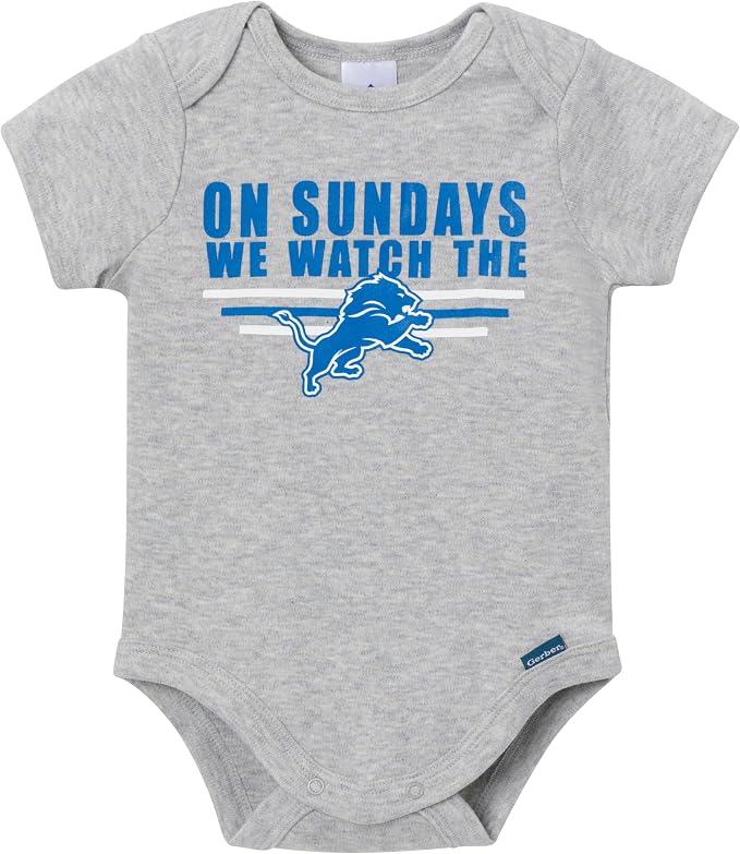 Gerber NFL Baby Boys 3-Pack Onesie Bodysuit - Image 4