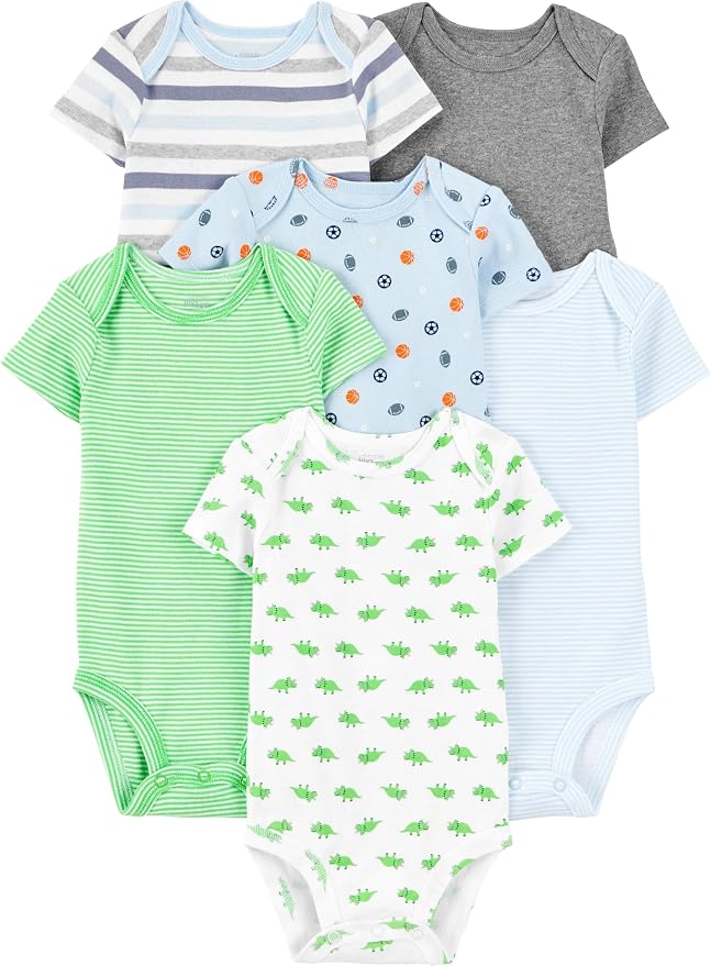 Simple Joys by Carter's Baby Boys 6-Pack Short-Sleeve Bodysuit by SimpleJoysbyCarters