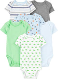 Simple Joys by Carter's Baby Boys 6-Pack Short-Sleeve Bodysuit by SimpleJoysbyCarters