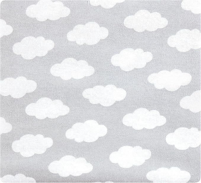 Hudson Baby Unisex Baby Cotton Flannel Receiving Blankets, Teal Elephant - Image 5