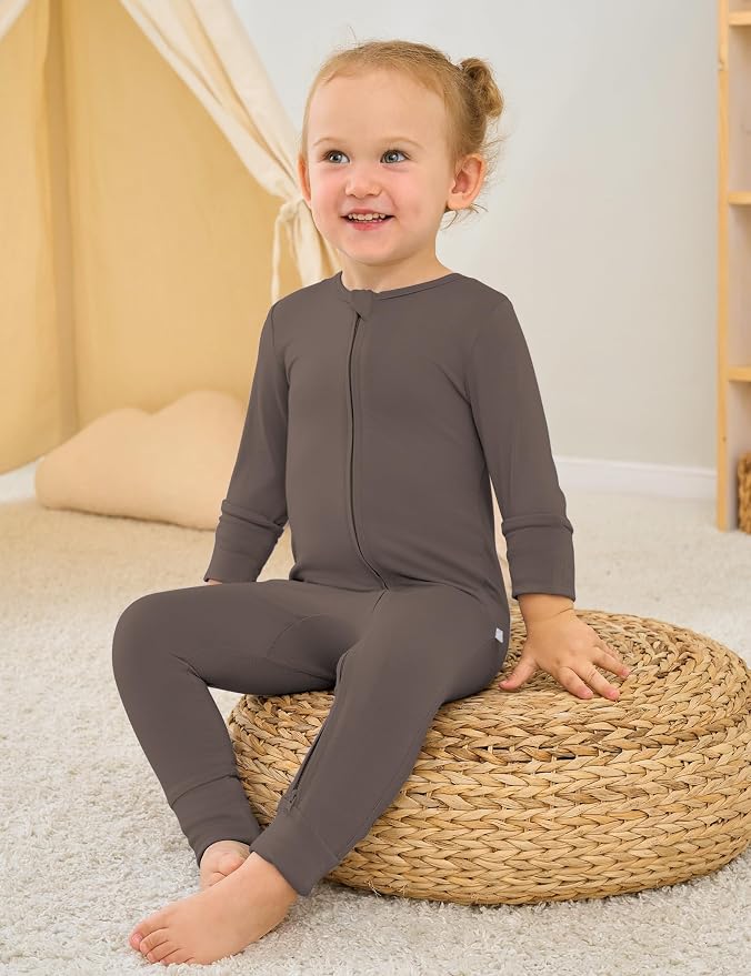 Jimonda Unisex Baby Zipper Footies Pajamas 3-Pack - Image 6