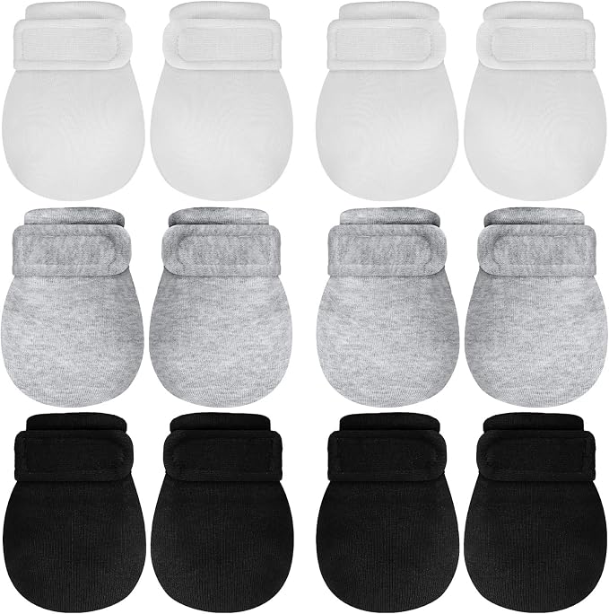 Newcotte Newborn Baby Mittens No Scratch Mitts | Soft No Scratch by Newcotte