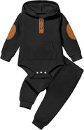 Fommy Baby Boy Clothes Colorblocked Long Sleeve Hoodie + Long Pants 2PCS Fall by Fommy