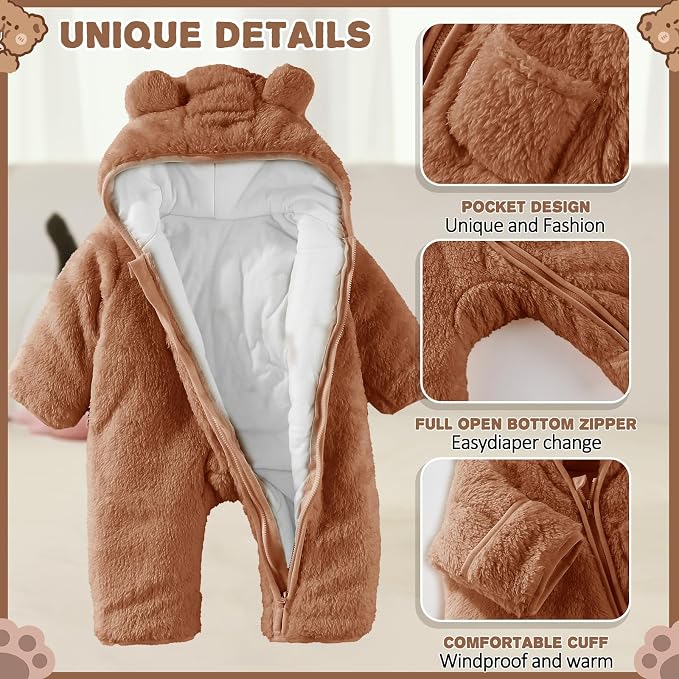 AiWMGL Newborn Baby Bear Outfit - Image 5