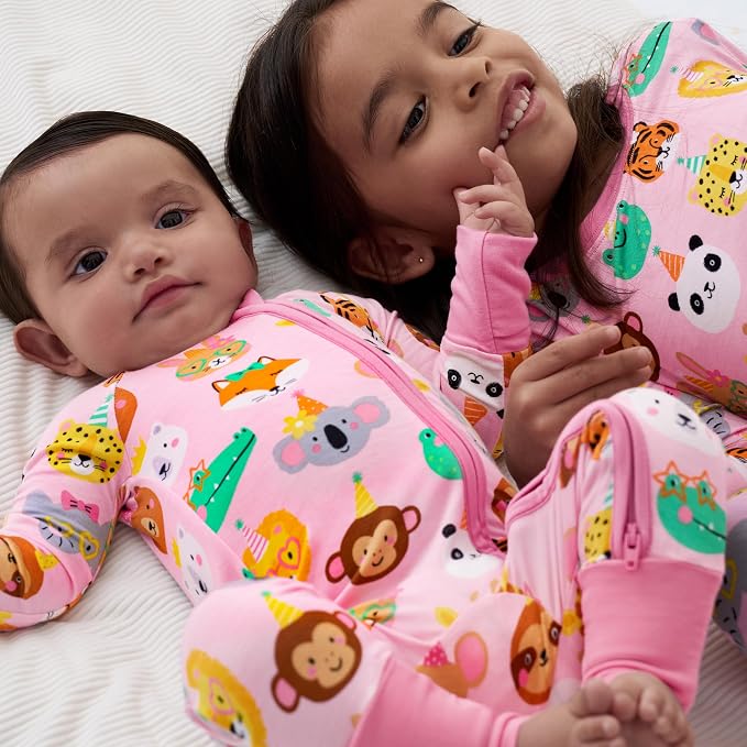 Little Sleepies Pajamas for Baby Boys & Girls, Viscose from Bamboo Baby Pajamas - Image 8