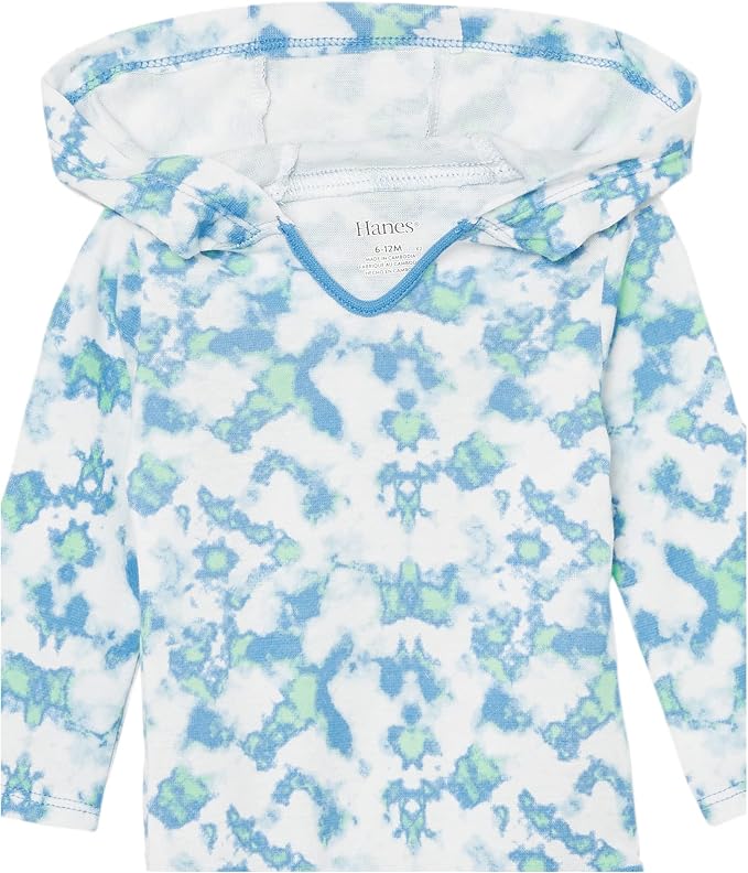 Hanes Baby Long Sleeve Bodysuit, Ultimate Bodysuit Hoodie Boys & Girls - Image 3