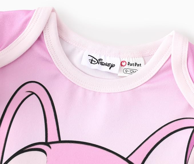 Disney Stitch Princess Minnie Winnie Marvel Baby Girls Ruffle Long Sleeve - Image 3