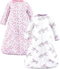 Hudson Baby Unisex Baby Cotton Long-Sleeve Wearable Sleeping Bag by HudsonBaby