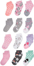 Cherokee Baby Girls' 12 Pack Shorty Ankle Socks by Cherokee