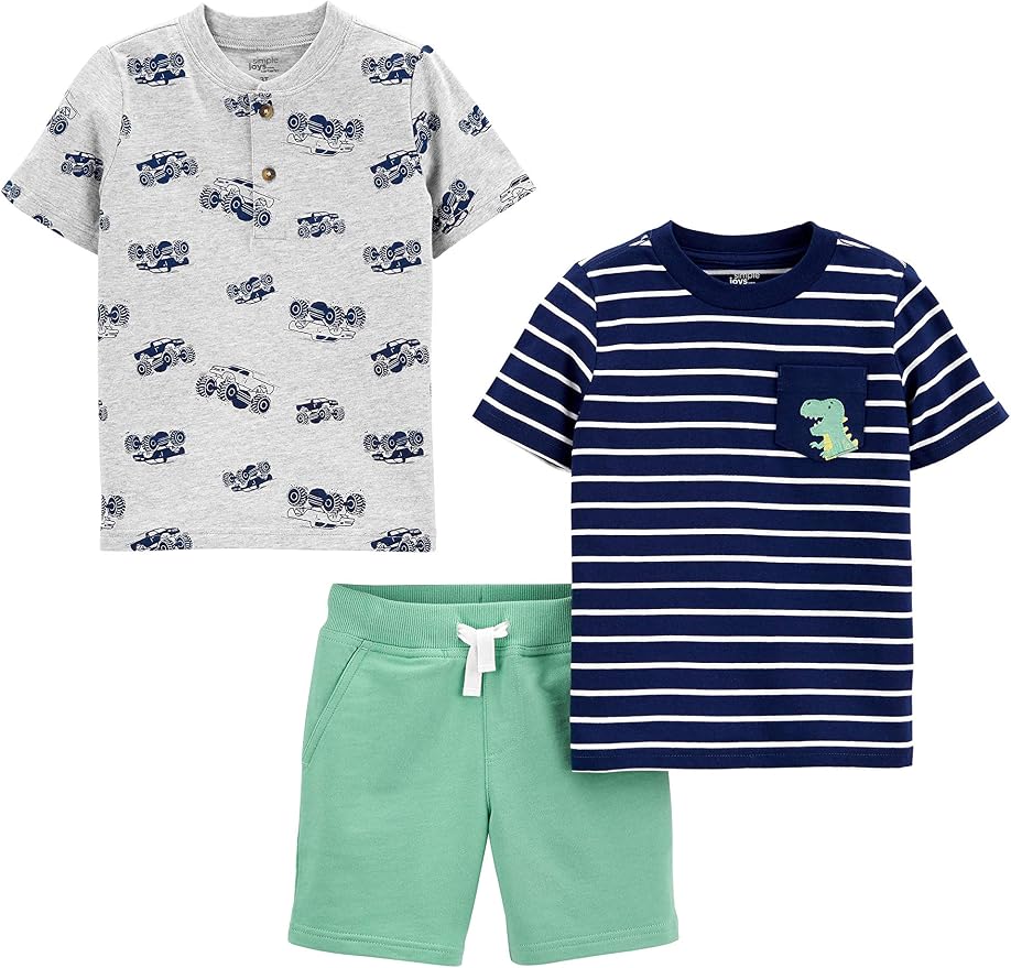 Simple Joys by Carter's Baby Boys 3-piece Playwear Set by SimpleJoysbyCarters