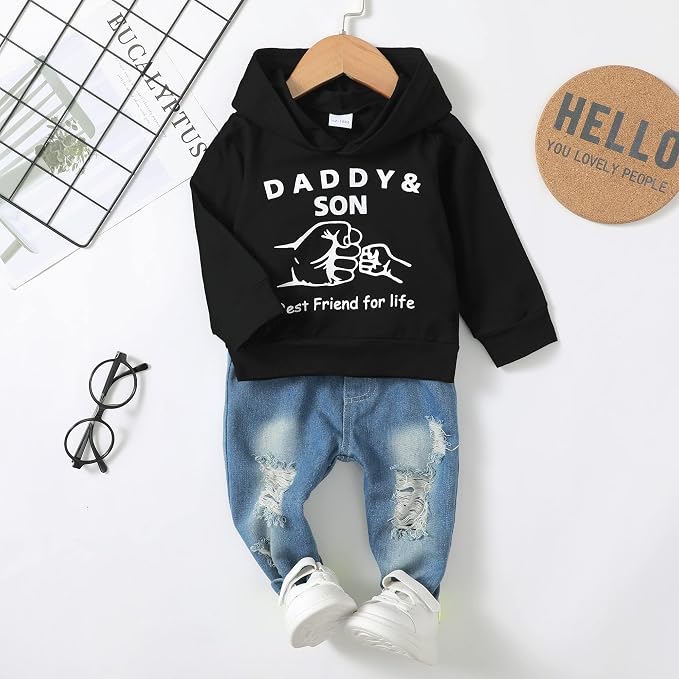 NZRVAWS Baby Boy Clothes Toddler Boy Outfit 2 3 4T 6 12 18 24 Month Fall Winter - Image 3