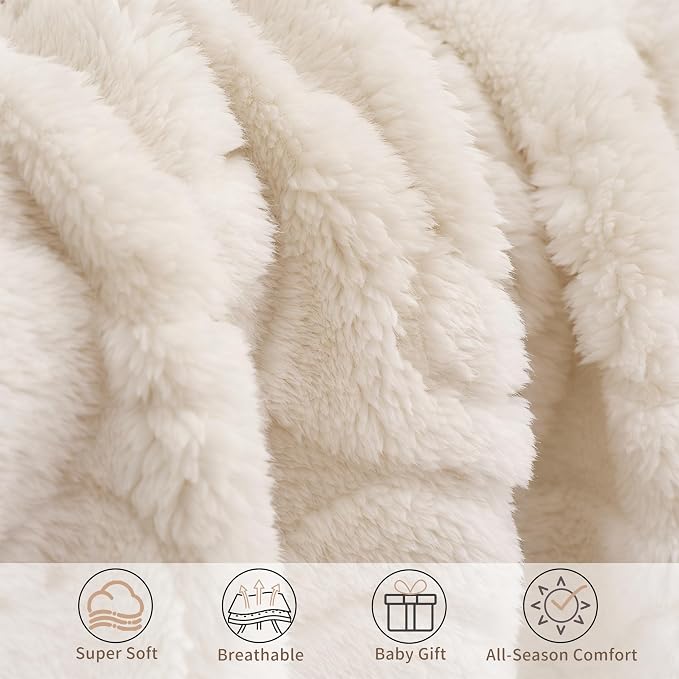Pro Goleem Elephant Baby Blanket, Baby Fleece Blanket - Image 4