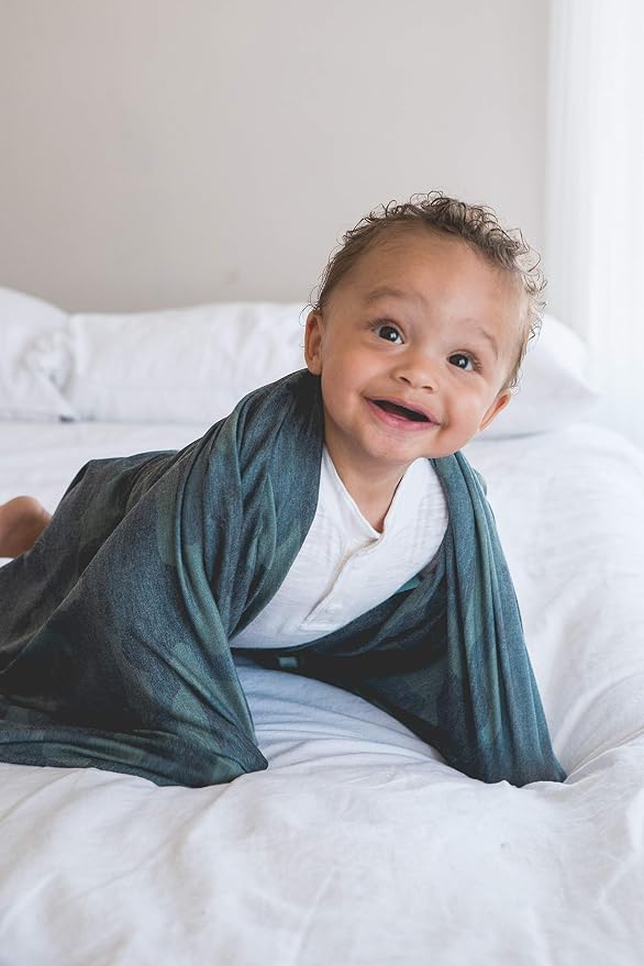 Copper Pearl Swaddle Blankets for Newborns | Soft Stretchy Receiving Blankets - Image 6