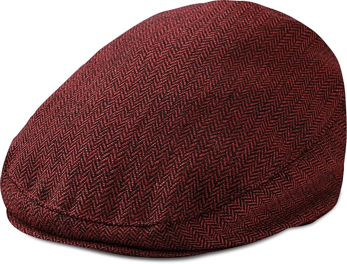 A&J DESIGN Baby Boys Newsboy Cap Toddler Kids Tweed Vintage Flat Hat by AJDESIGN