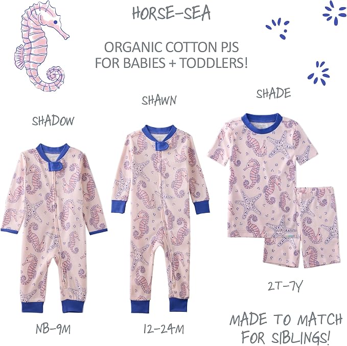 Butterblu Shade Snug-fit 2-Piece Short Sleeve PJs 100% Organic Cotton - Image 6