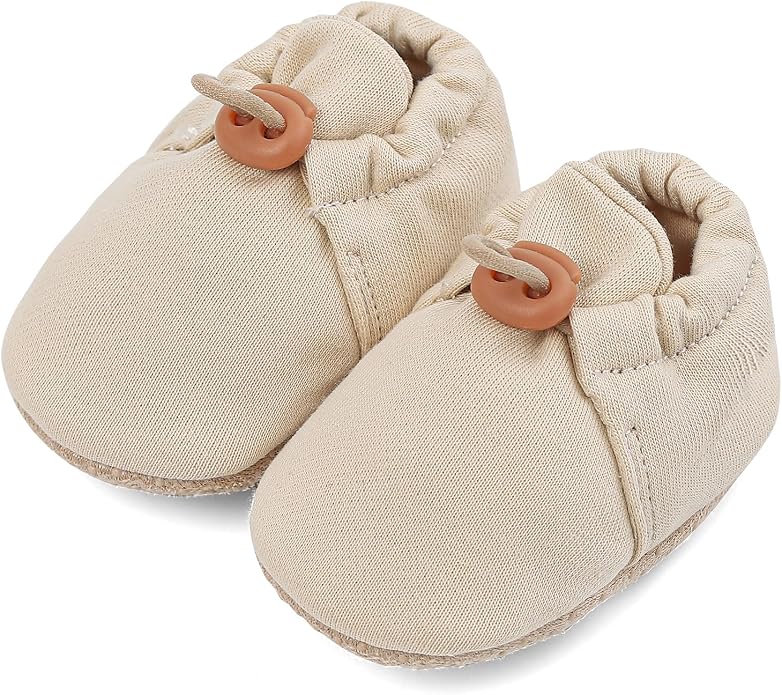 2 Pack Newborn Shoes Soft Sole Baby Sock Booties Drawstring Infant Boys Girls - Image 6