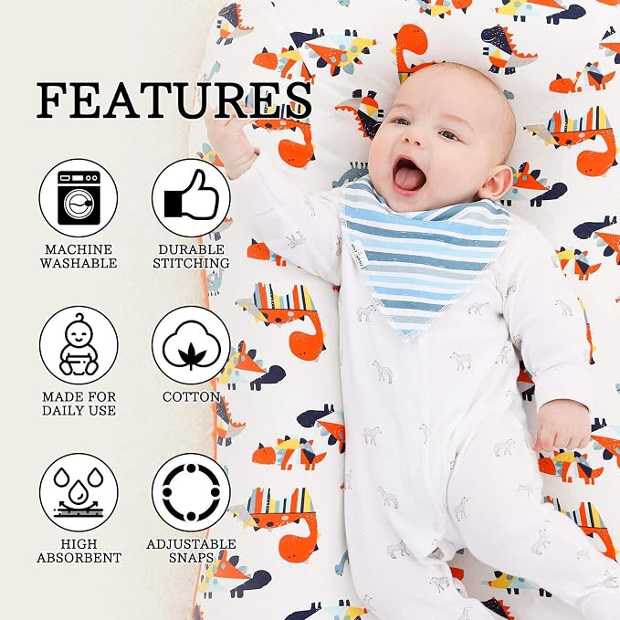 Little Tots Baby Bandana Drool Bibs - Image 7