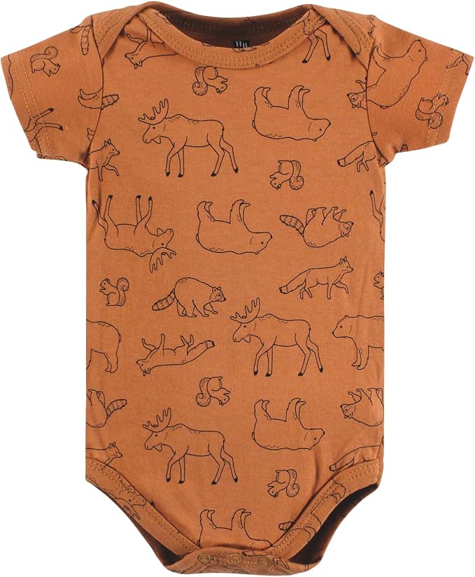 Hudson Baby Baby Boys' Cotton Bodysuits 7-pack - Image 3