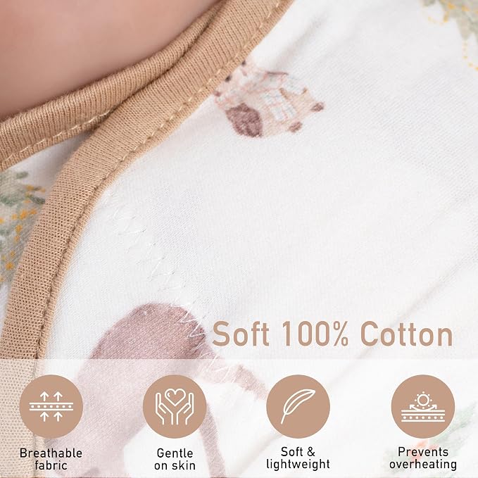 GLLQUEN BABY Swaddles for Newborns 0-3 Months, Adjustable & Easy Fastener | - Image 9