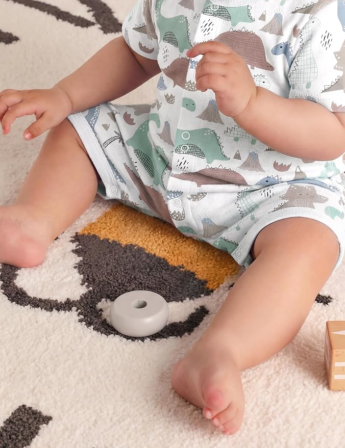 Yoofoss Baby Boy Romper 0-18 Months 100% Organic Cotton Newborn Summer Clothes - Image 7