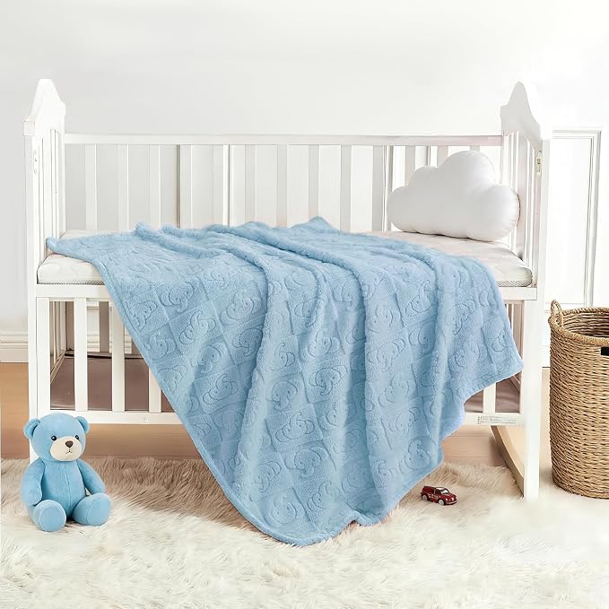 Pro Goleem Elephant Baby Boy Blanket, Soft Fleece Baby Blankets - Image 7