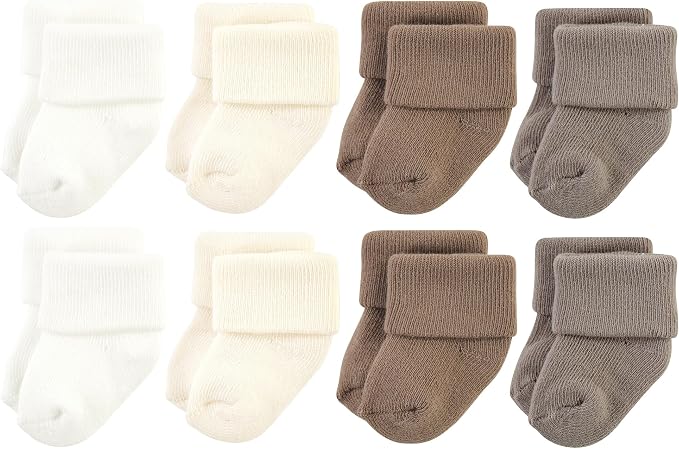 Hudson Baby Baby 8-pack Cotton Rich Newborn and Terry Socks by HudsonBaby