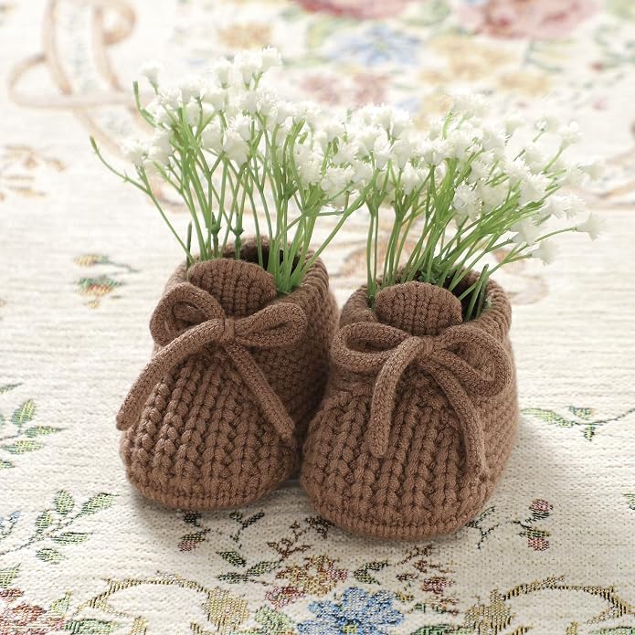 Baby Booties Newborn Baby First Shoes | Cozy Warm Knit Soft Booties - Image 3