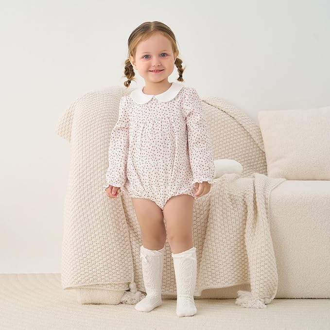 pureborn Baby Girls Boys Bodysuit One-Piece Romper 0-24 Months - Image 2