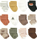 Hudson Baby Basics Unisex Baby Cozy Terry Baby Sock 12-Pack by HudsonBaby