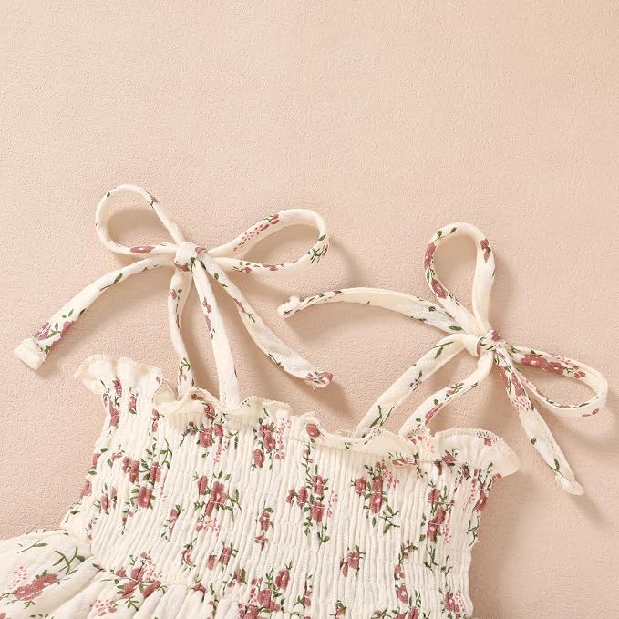YOUNGER TREE Baby Girl Clothes Infant Summer Romper Dress Sleeveless Bodysuit - Image 5