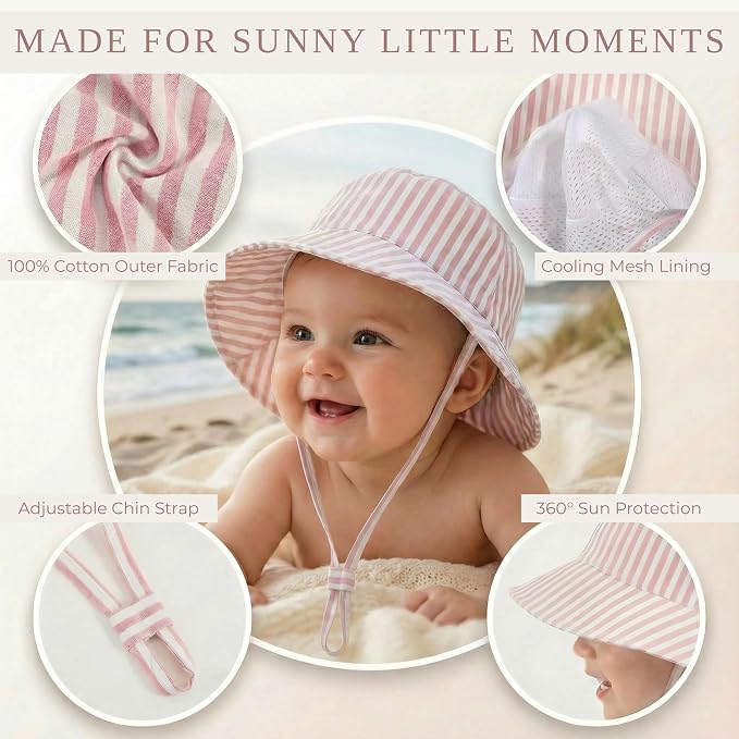 Beautiful Baby Sun Hat 0-6 Months - Image 4