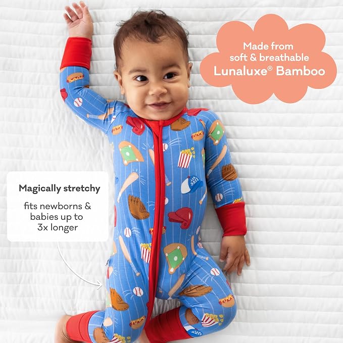 Little Sleepies Pajamas for Baby Boys & Girls, Viscose from Bamboo Baby Pajamas - Image 5