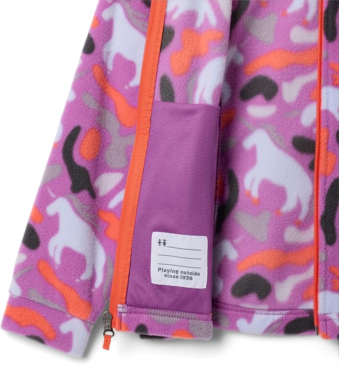 Columbia Youth Girls Benton Springs II Printed Fleece Jacket - Image 4