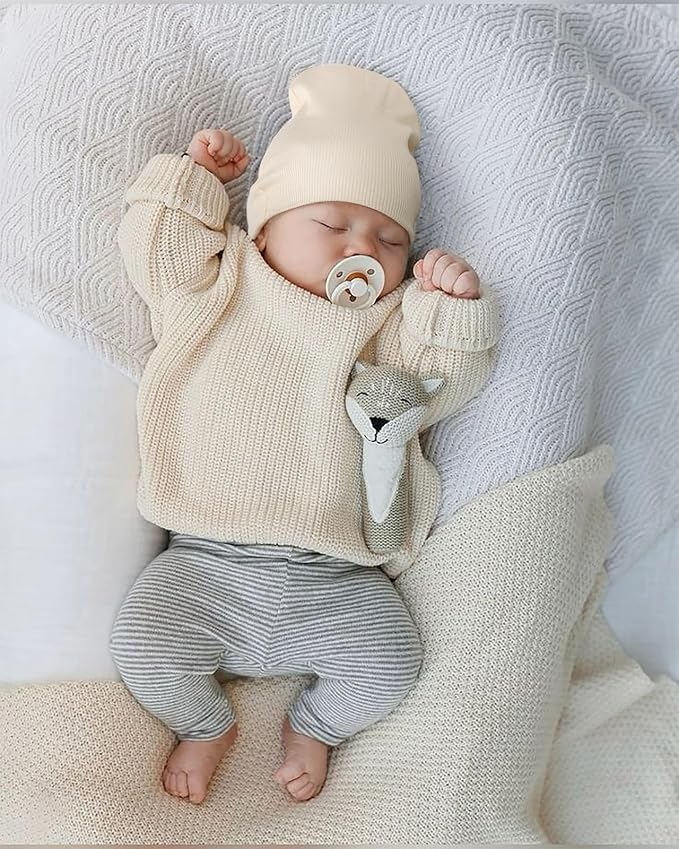 DRESHOW BQUBO 6 Pack Baby Newborn Hats Set - Image 4