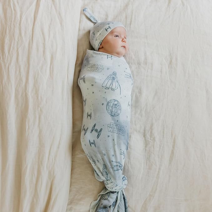 Copper Pearl Swaddle Blankets for Newborns | Soft Stretchy Receiving Blankets - Image 3
