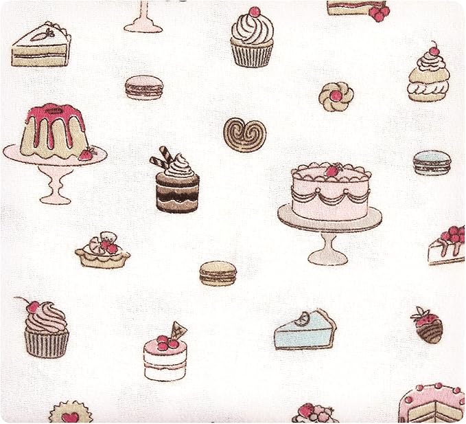 Hudson Baby Unisex Baby Cotton Flannel Receiving Blankets, Sweet Bakery - Image 3