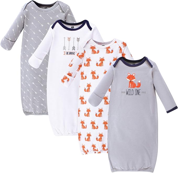 Hudson Baby unisex-baby Cotton Gowns by HudsonBaby