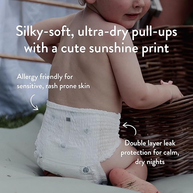 Joonya Pull-Up Pants Baby Diapers, Size 6 XXL (33+ lb) - 6 Bags of 21 (126) - NonToxic, Eco-Friendly, Ultra Slim, Overnight Use - Made in Denmark