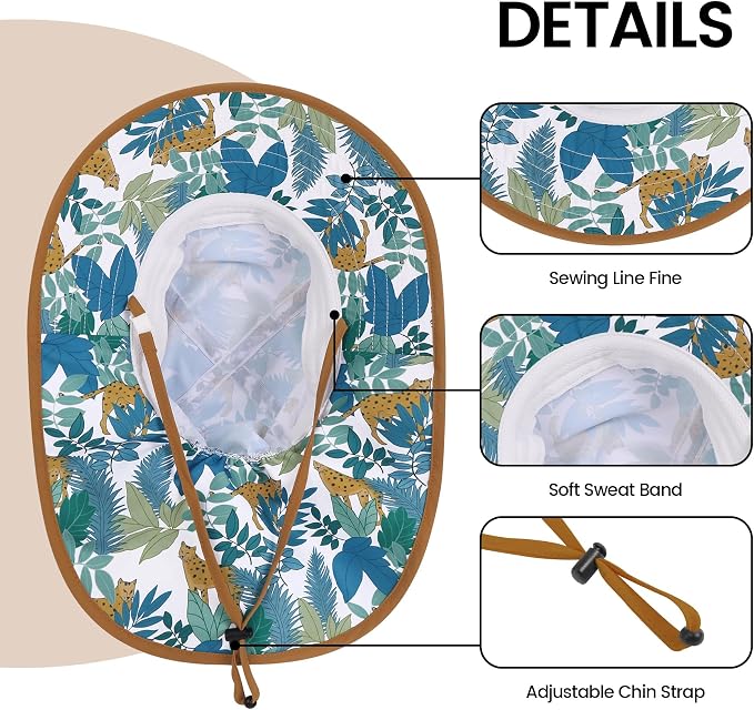 Baby Sun Hat with Neck Flap UPF 50+ - Image 4