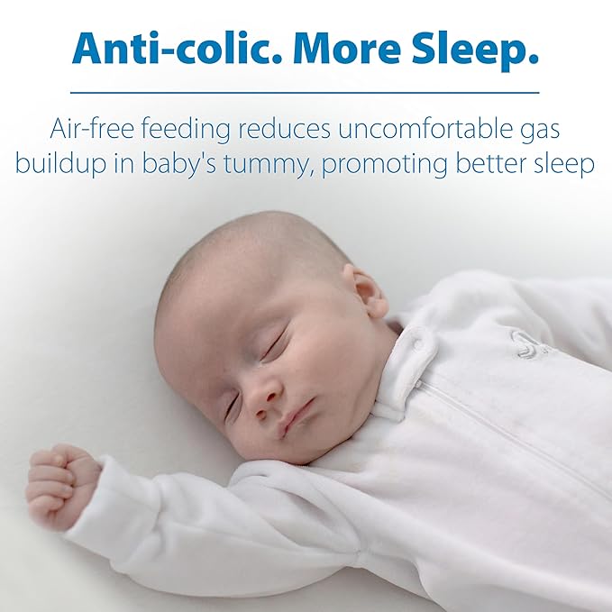 Dr. Brown's Anti-Colic Options+ Narrow Glass Baby Bottle with Level 1 Slow Flow Nipple, BPA-Free, 4 oz/120mL, 1-Pack