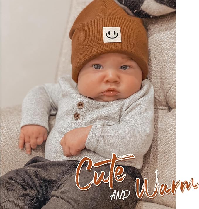 FURTALK Baby Beanie Knitted Hats Toddler Kids Winter Soft Warm Skull Cap | - Image 3