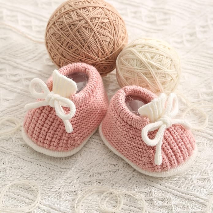 Baby Booties Infant Booties Knit Newborn Shoes - Image 2