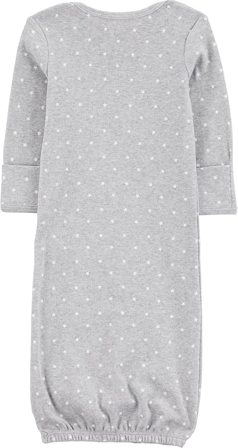 Simple Joys by Carter's Baby 3-pack Neutral Cotton Sleeper Gown - Image 3