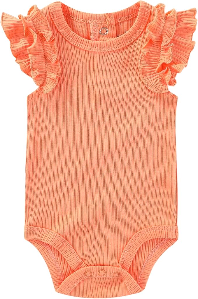 Baby Bodysuits Ribbed Mix Summer Newborn Boy Girl Clothes 5-pack | Multiple - Image 6