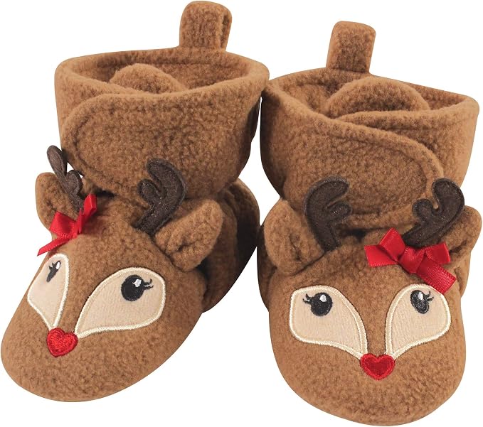 Hudson Baby Unisex-Baby Cozy Fleece BootiesSlipper Sock by HudsonBaby