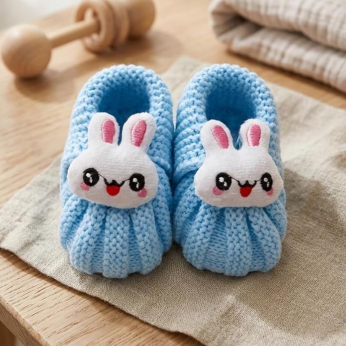 Infant Baby Boys Girls Knitted Booties Soft Cute First Walking Socks Shoes | - Image 4
